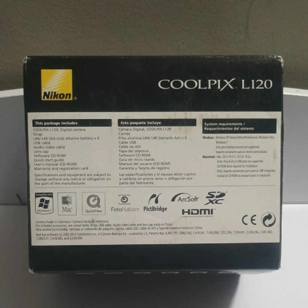 Nikon COOLPIX L120 Black Camera Bundle